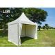 Strong 3x3m Aluminium Small Pagoda Canopy Tent With Plain PVC Sidewalls