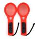 Latest High Quality Tennis Racket for Nintendo Switch Joy-Cons Blue and Red in set