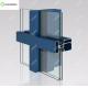 Powder Coating  Open Frame Curtain Wall Aluminum Profile With  Great Durability