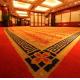 New Zealand Wool Red Hand Tufted Loop Pile Carpet Festival Rugs For Five Star Hotel