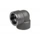 90 Degree ASTM A105 Socket Weld Elbow , Galvanized Welded Steel Pipe Fittings