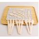 Wood Disposable Paper Packaging Accessories 14cm 16.5cm Kinife Fork Spoon Cutlery Sets