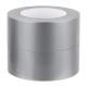 Custom Printed 220U Silver Print Heavy Duty Gray Rubber Duct Tape With Acrylic Adhesive