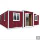 Small Modular Mobile Resort Hotel Homes Modern Steel Fabricated House with 2 Bedrooms