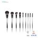 Plastic Handle 9pcs Makeup Brush Full Set Nylon Hair Powder Brush