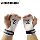 Synthetic Leather Fingerless Crossfit Grips Fitness Safety Gym Lifting Gloves White Palm