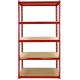 Adjustable Powder Coated Slotted Iron Rack Bolted Steel Shelving