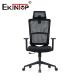 OEM ODM High Back Ergonomic Chair , Black Mesh Chair With Fixed Armrest