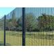 Green 358 Anti Climb Mesh Galfan 358 Mesh Fencing For Higher Level Security