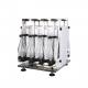 Chemical Liquid Vertical Shaker Machine , 8pcs X 1000ml Separatory Funnel Shakers