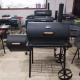 Double Barrel Charcoal Grill with Dia. 4mm Chromed Cooking Grid and Steel Construction