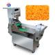 Balsam Pear Rutabaga Industrial Fruit Slicer , Fresh Organism Vegetable Cube Cutting Machine