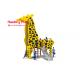 Deer Shape Hdpe Playground Smooth Surface Simple Design With Different Playing