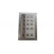 3 x 5 TTL Industrial Keypad For AES DES TDES 15 Keys Stainless Steel Material