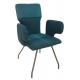 Grey Legs Modern Upholstered Dining Chairs Guestroom Use Multi Color Shell