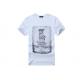 Casual Polyester Men's T Shirts Printing Round Neck , Womens Tee Shirts Blank