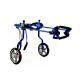 Blue Hind Leg Pet Dog Wheelchair With Mute PU Wheels Lightweight