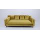 Tufted Button Velvet 3 Seater Modular Sectional Sofa Set For Living Room