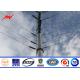 12m 500Dan Steel Utility Pole For 110kv Electrical Transmission Line