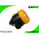 Mining Safety Cap Rechargeable LED Headlamp IP67 With 2.2Ah Li Ion Battery