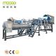 500-5000kg/H Glass Bottle Label Remover Machine 30kw PET Bottle Label Remover