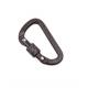 Outdoor Use or Climbing Use Aluminum Snap Hook Carbine Type With Screw Lock