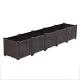 Set of 2 Home Garden Movable Vegetable Green plant box high Raised Planting Box