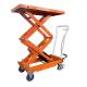 1000Kg Manual Scissor Lift Tables Mobile Platform 39.76inx20.47in Max Height 37.40in