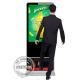 Shoes Polisher Android LCD Advertising Kiosk Digital Signage Totem 55 Inch