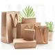 DIY Printing Small Drawer Brown Kraft Paper Gift Bags With Cover