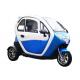 Three Wheels Enclosed Electric Tricycle 1500W Motor Aluminium Adjustable Seat