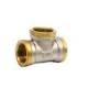 Customized Brass Copper Female 3 Way Threaded Equal Tee Pipe Fitting