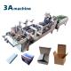 High Productivity Folder Gluer Parts Box Gluing Machine for 130mm-500mm Unfolded Boxes