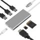 Multifunction Thunderbolt 3 USB-C Hub for MacBook Pro USB-C Adapter with Type C PD Charging Port HD HUB