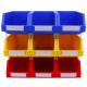 Open Front Stackable Bins for Bolts and Plastic Parts Solid Box Style Customer Logo