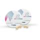 95mm 3D Pro Multilayer 42% - 49% Translucency Dental Zirconia Disc