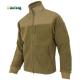 Abrasion Reinforced Air Force Coyote Brown Fleece Jacket With Mesh Lining Military Garments