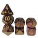 Metal Polyhedral Dice Set Gaming Dice Manual Light Weight Luxury