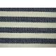 Anti - Static harmless black and white striped fabric Tear - Resistant