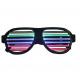 LED musical shades Sound & Music Active LED Party GLOW Glasses with USB Charger Cable