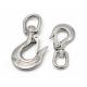 High Load Rope Hardware Accessories Stainless Steel Lifting Eye Slip Hook With Latch