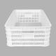 Supermarket Plastic Multifunctional Fruit Basket Mesh Turnover PP Crate Fresh Vegetable Stackable Basket