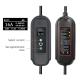 22KW AC  2.4 Screen Car EV Charger Electric Car Charging Port Home IEC62196