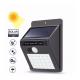 Top Quality Hot Sell CE Bright Easy To Install Aluminum Black LED Solar Powered Wall Light