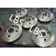 High Pressure Double Helical Gear Electric Water Pump Gearbox Parts Big Spiral Bevel Steel Material