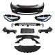 210*60*70 Black Plastic Car Grills Front Bumper Kit for Tesla Md3 2020 2021