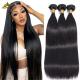 No Shedding Virgin Human Hair Straight Hair Weft Machine Double Weft