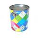 Wholesale promotional round coffee tin with lever lid