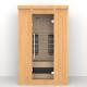 Wooden Hemlock 2 Person Far Infrared Sauna Room Low Emf 1750W