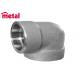 3/4 2000 Class Threaded Pipe Elbow Sch80 Thickness SS A304 Forged High Performance